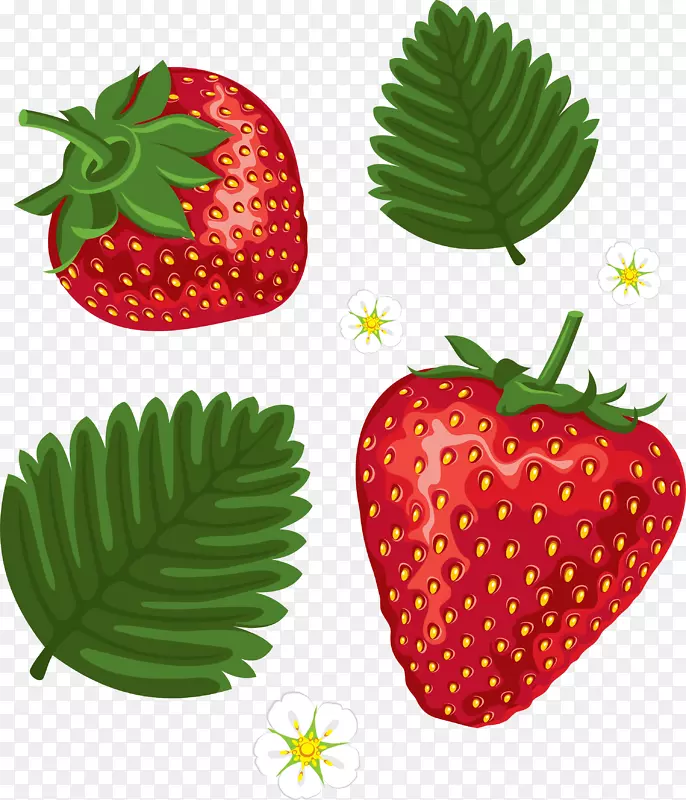 草莓蛋糕剪贴画-草莓PNG图片