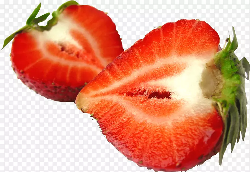 慕斯草莓果-草莓PNG图像