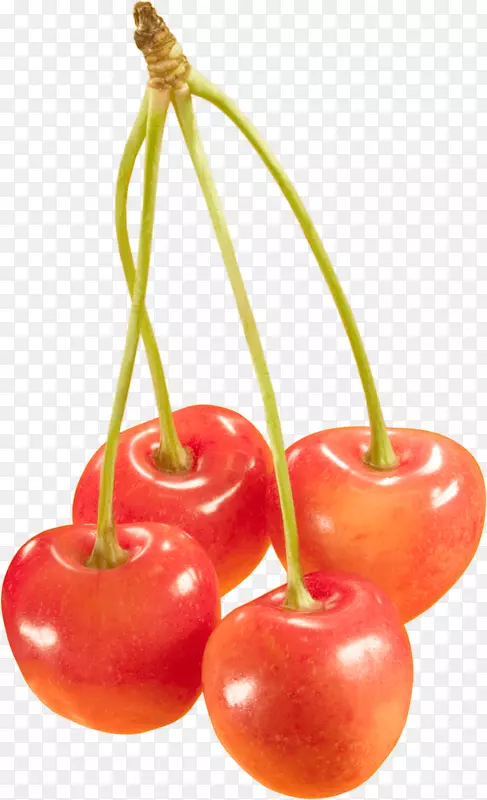 甜樱桃浆果-樱桃PNG图像