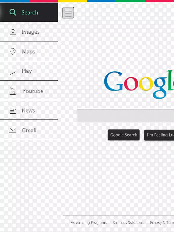 谷歌搜索引擎用户界面-黑暗谷歌用户界面