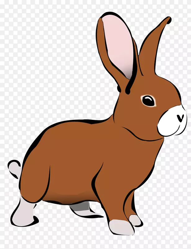 兔剪贴画-兔子剪贴画