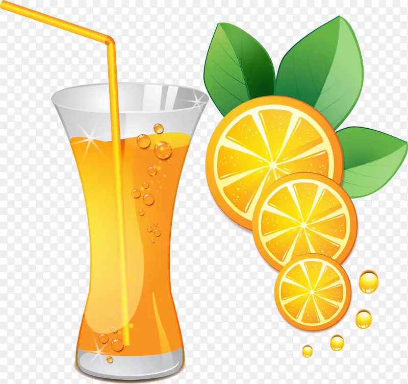 橙汁鸡尾酒苹果汁-橙汁PNG图像