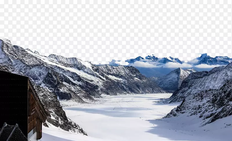 Jungfrau Aletsch冰川旅游景点-Jungfrau