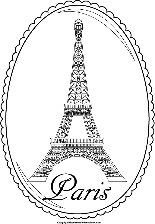 埃菲尔铁塔博览会大学剪贴画-巴黎剪贴画