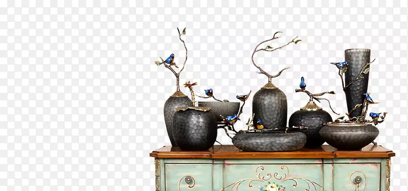 花瓶陶瓷-老式陶瓷花瓶