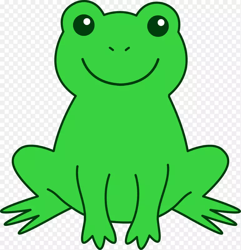 树蛙博客剪贴画-绿色剪贴画