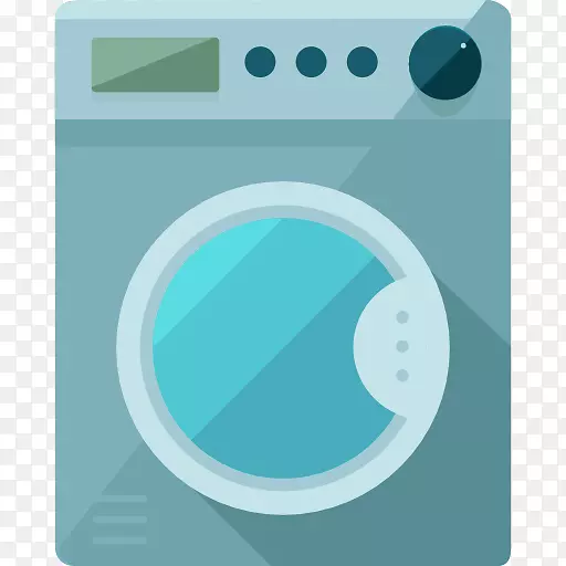 洗衣机洗衣机可伸缩图形服装图标洗衣机
