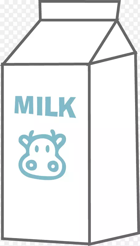 巧克力牛奶纸盒剪贴画-牛奶剪贴画