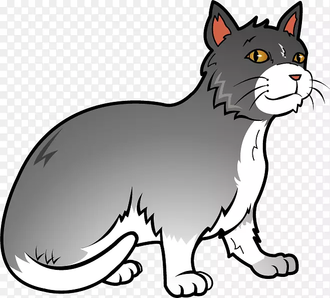 猫剪贴画-猫剪贴画
