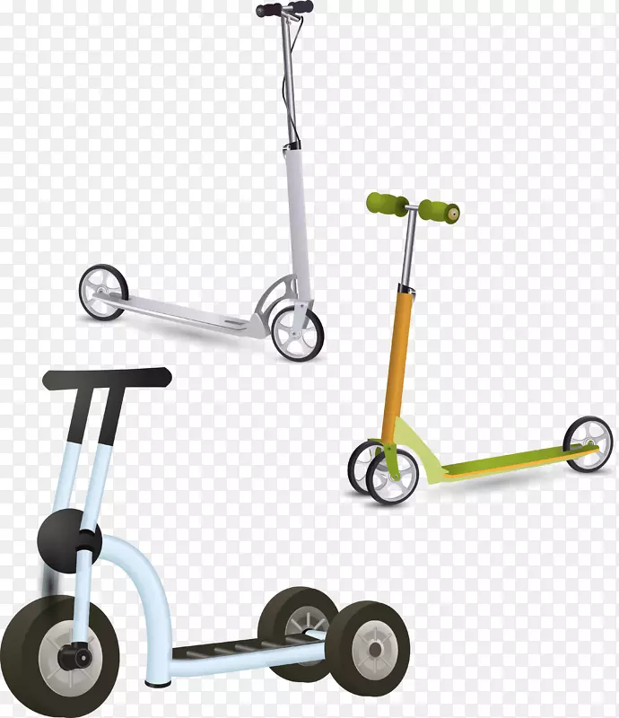 踢踏车，车轮，自行车，玩具-滑板车