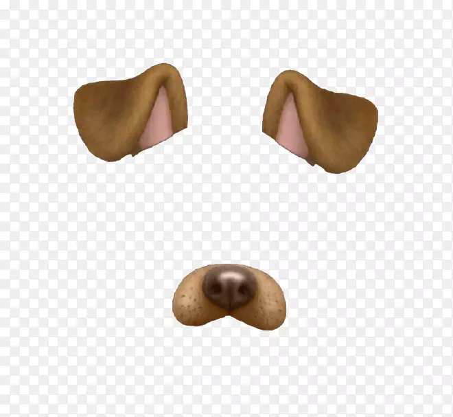 狗小狗Snapchat猫我们的心-狗耳朵狗鼻子贴纸
