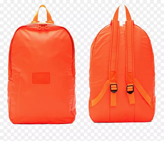 橙色手袋-橙色背包