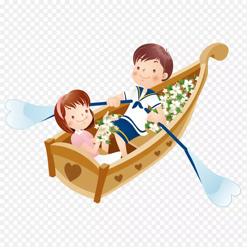 划船夫妇