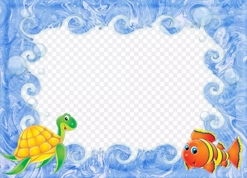 图标-卡通鱼龟边界