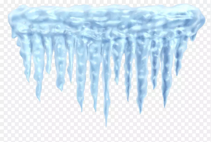 冰冰柱摄影冬青手绘冰柱