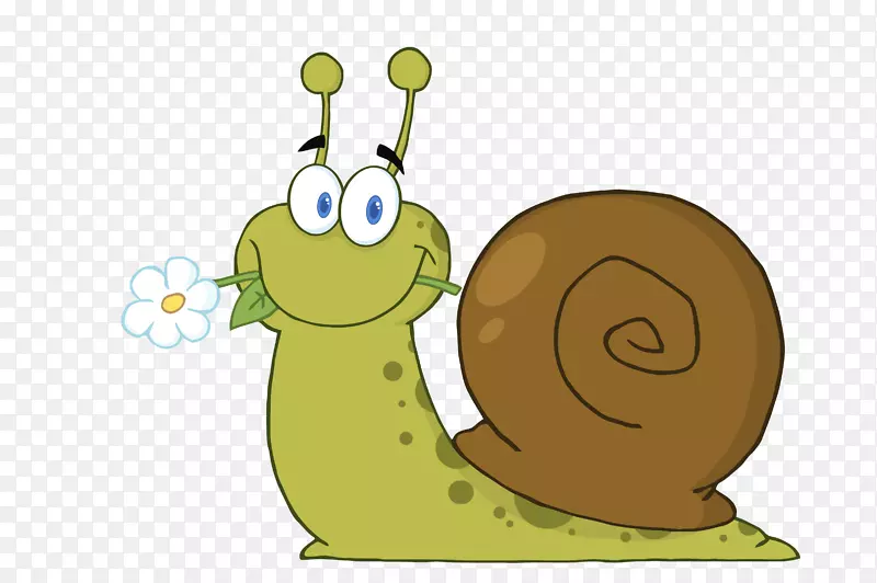卡通版税-免费剪贴画-蜗牛