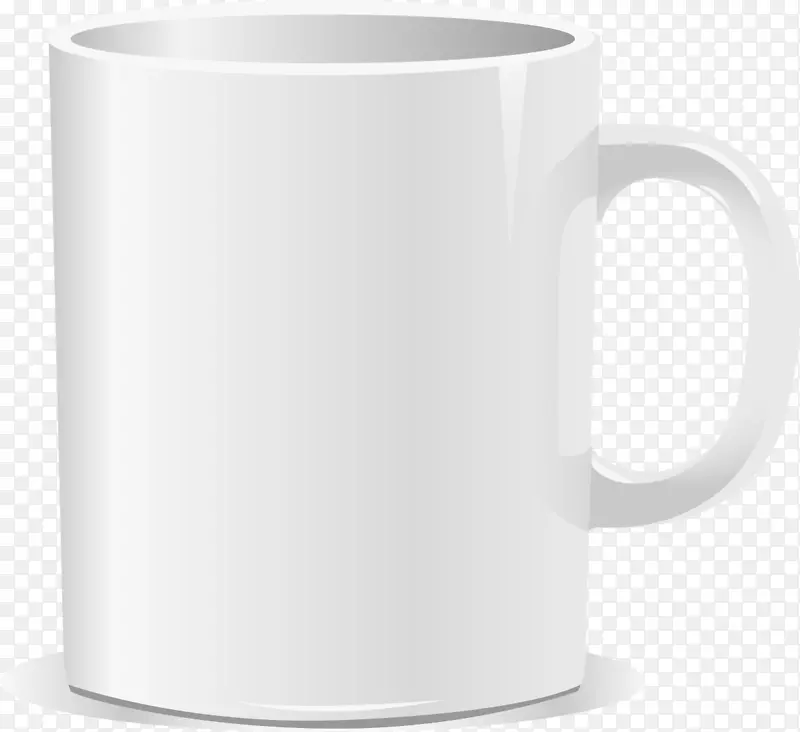 咖啡杯图标白色杯