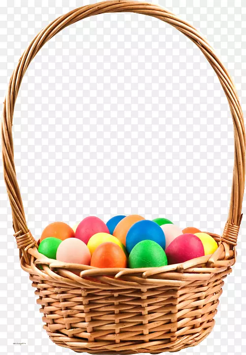 复活节兔子篮子复活节彩蛋柳条-蛋篮
