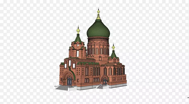 中世纪建筑立面-索菲亚大教堂