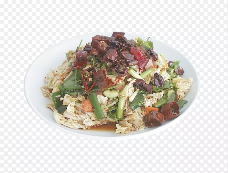 素食菜牛肉泰国菜海报-牛肉卷心菜