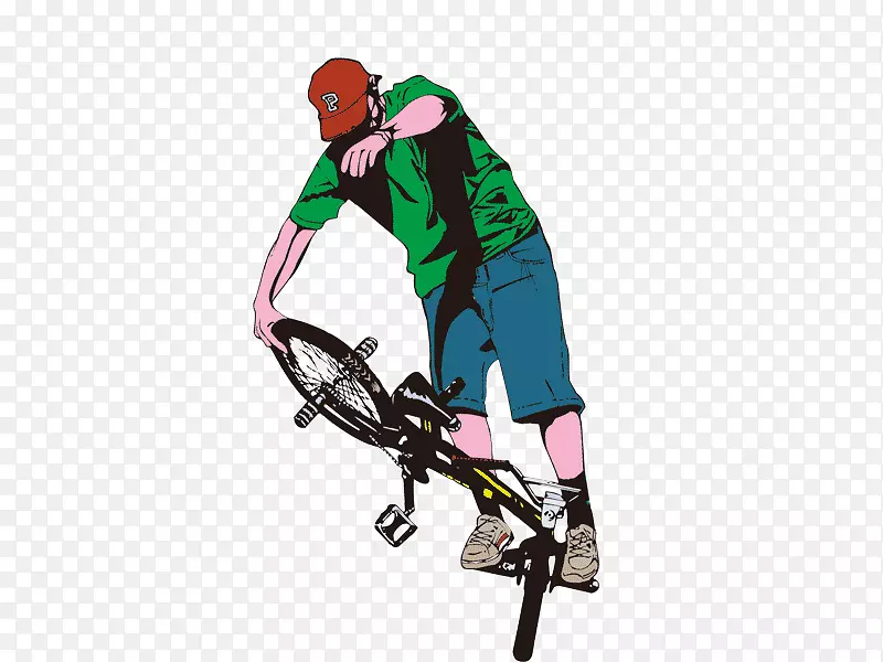 自行车平地bmx海报-自行车海报，盖伊，自行车