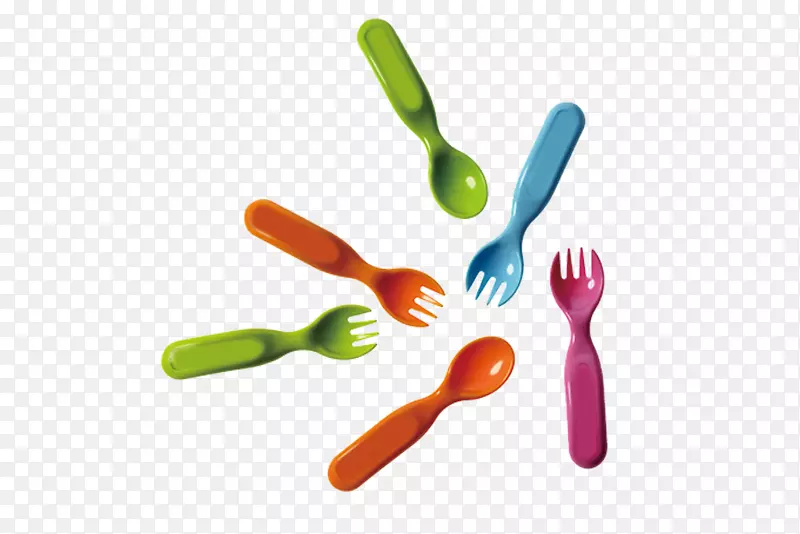 叉子匙塑料摄影餐具-有趣的勺子