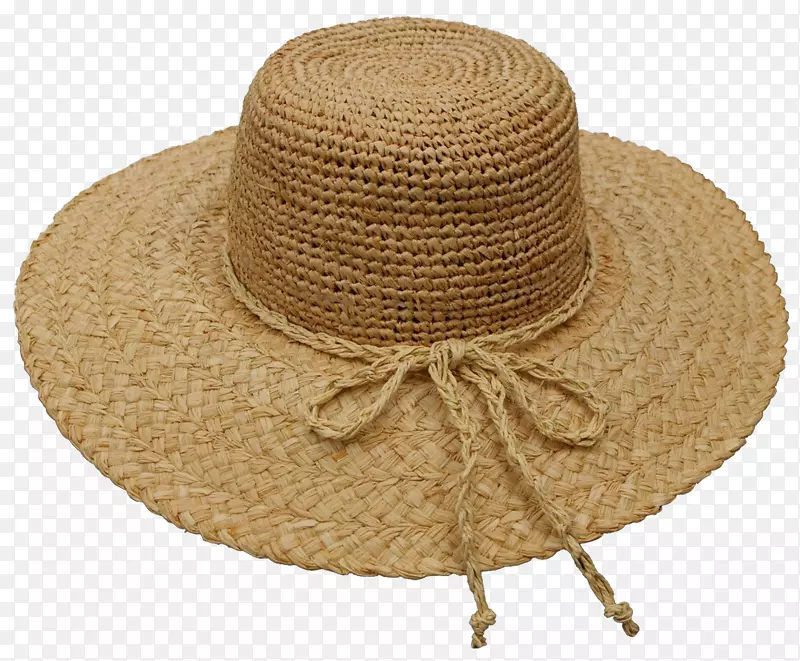 太阳帽-拉菲帽透明PNG