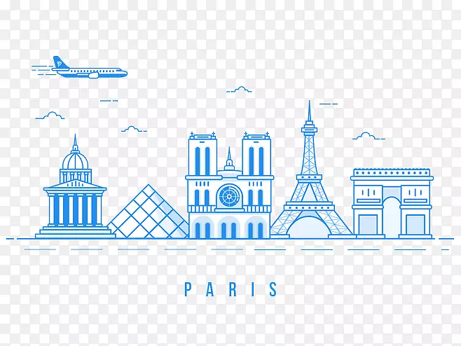 平面设计漂流插图-巴黎风格