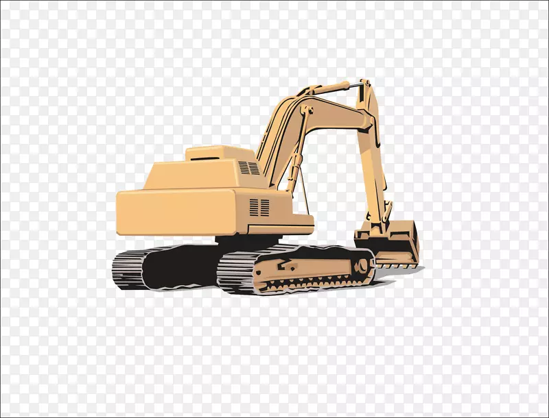 机械反铲装载机起重机工作建筑工程.挖掘机