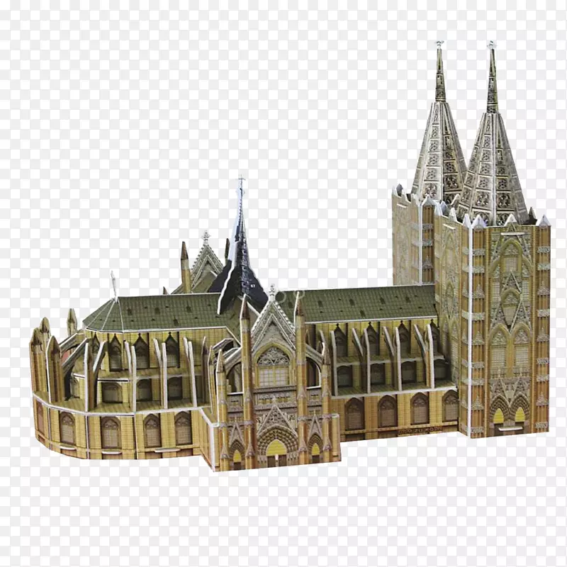 科隆大教堂埃菲尔铁塔圣巴兹尔大教堂泡泡3D古龙水大教堂