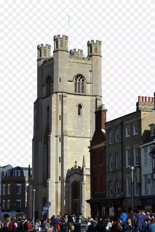 圣玛丽大教堂中世纪建筑教堂，剑桥国王学院-英国剑桥
