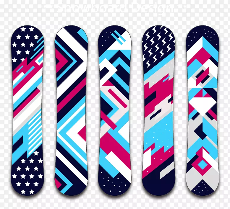滑雪、越冬运动-彩虹滑雪板