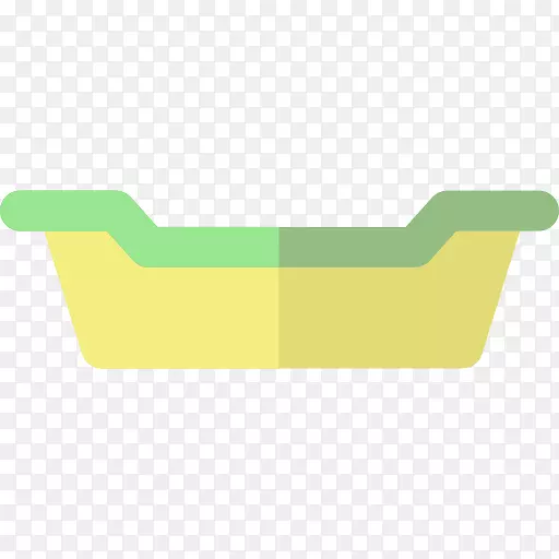 绿色图案-浴缸