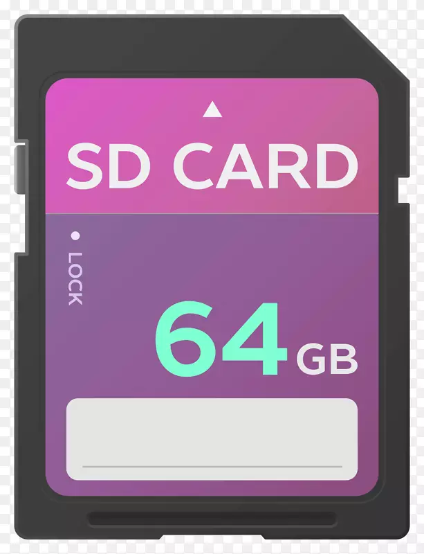存储卡安全数字微SD计算机数据存储.SD卡