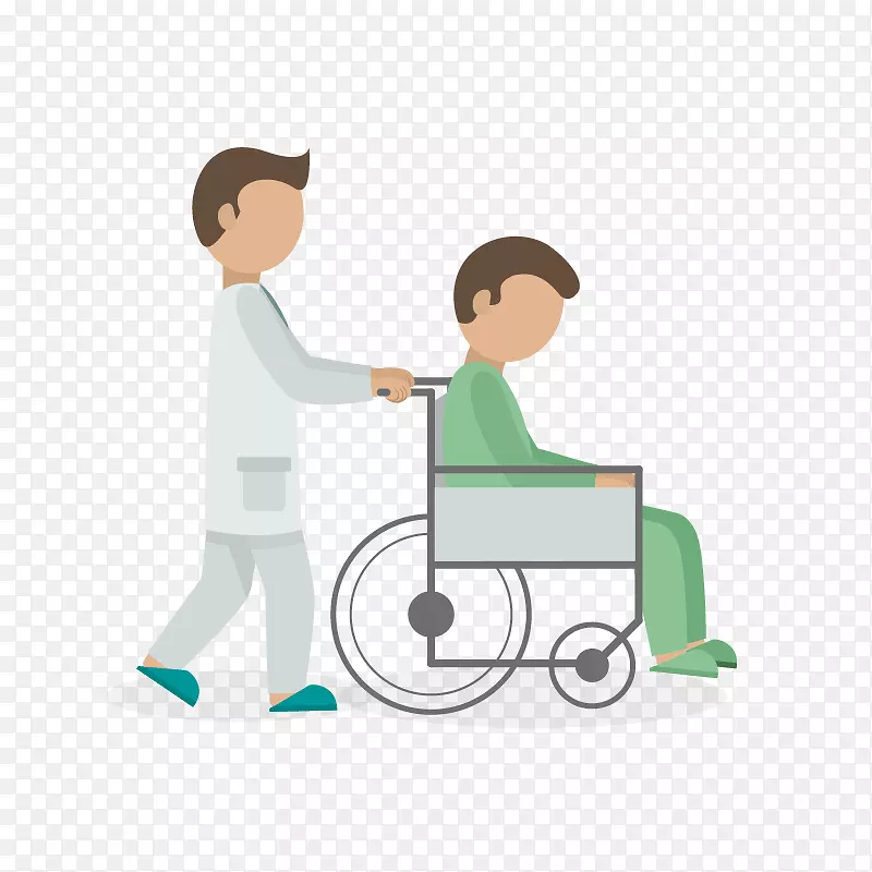 医患关系急诊科医院-轮椅