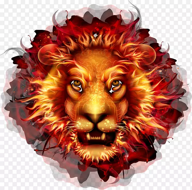 狮头火焰-狮子