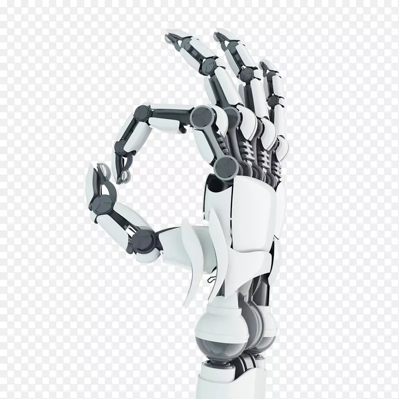 机器人手臂机器人摄影.机器人手，手势确定