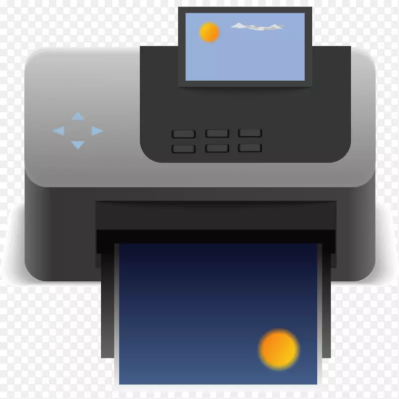 打印机图标-扫描仪图形