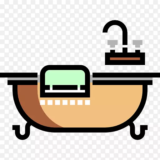 浴缸-浴室图标-浴缸
