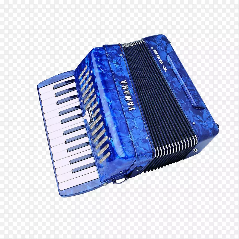 乐器钢琴键盘手风琴蓝色手风琴