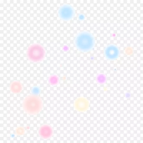 纺织品粉红色圆形图案-光效应透明PNG