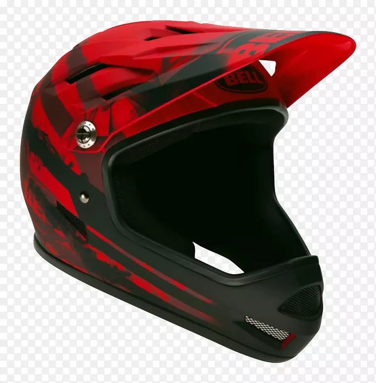 自行车头盔bmx下山山地自行车-红色赛车头盔