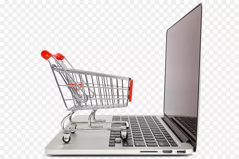 网上购物电子商务网上和线下采购-膝上型电脑
