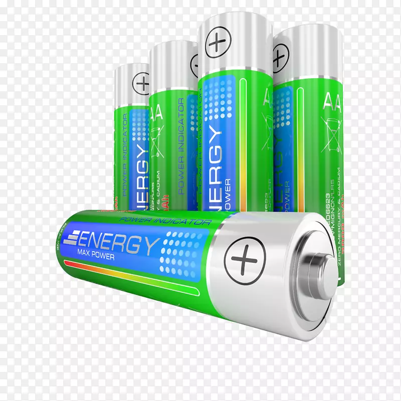 充电器膳食补充剂AA电池锂离子电池绿色电池