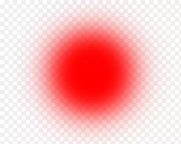 红圆电脑壁纸-光效果透明背景