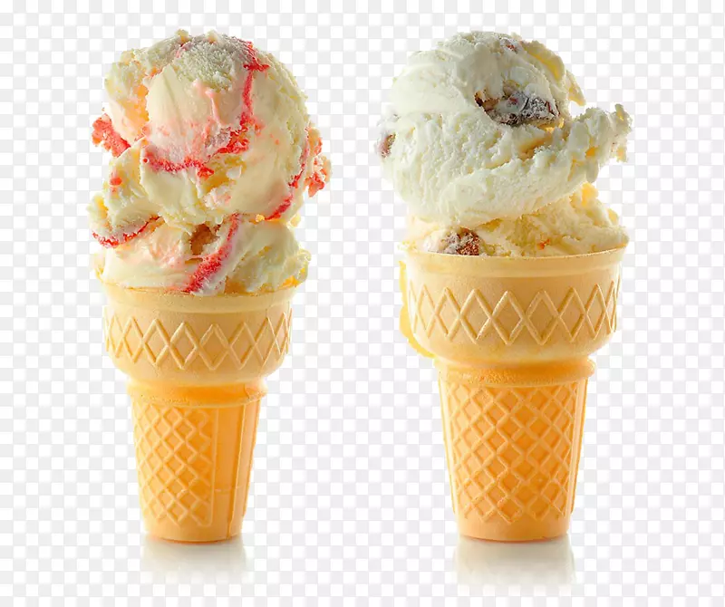 冰淇淋锥圣代巧克力冰淇淋雪锥