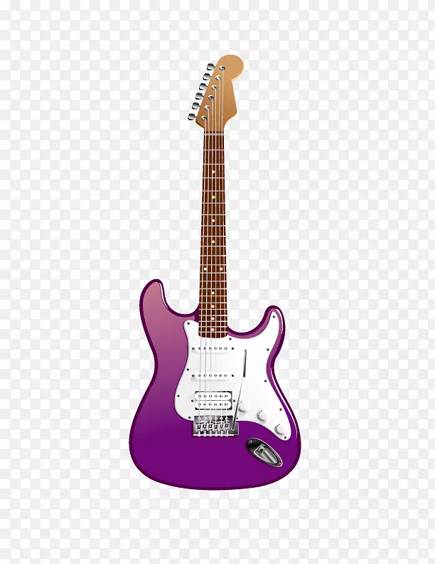 吉他放大器挡泥板弹电吉他紫色电吉他