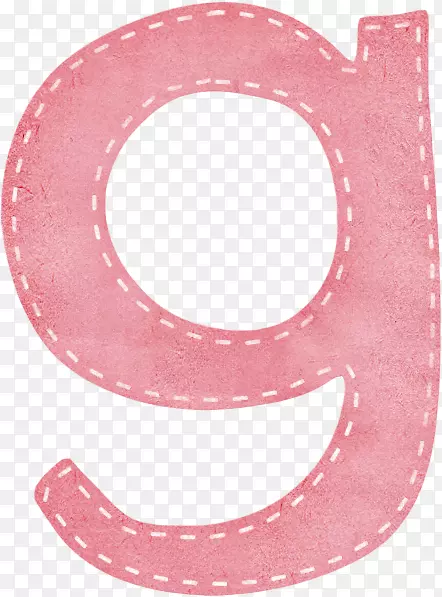 字母图标-粉红色字母g