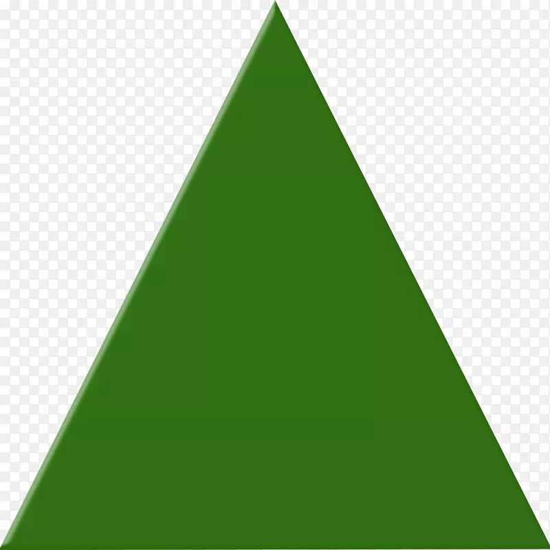 三角形绿色图案-三角PNG照片
