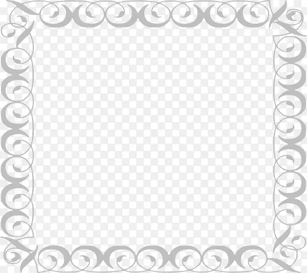 剪贴画-灰色边框PNG PIC